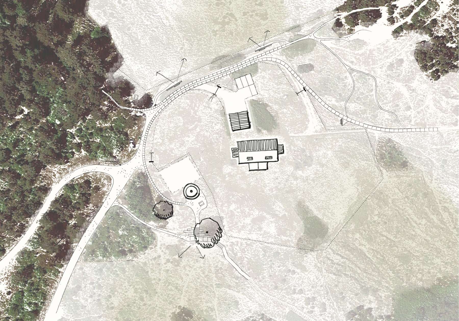 Vuurboetsduin Vlieland Voorlopig Ontwerp / Le Far West